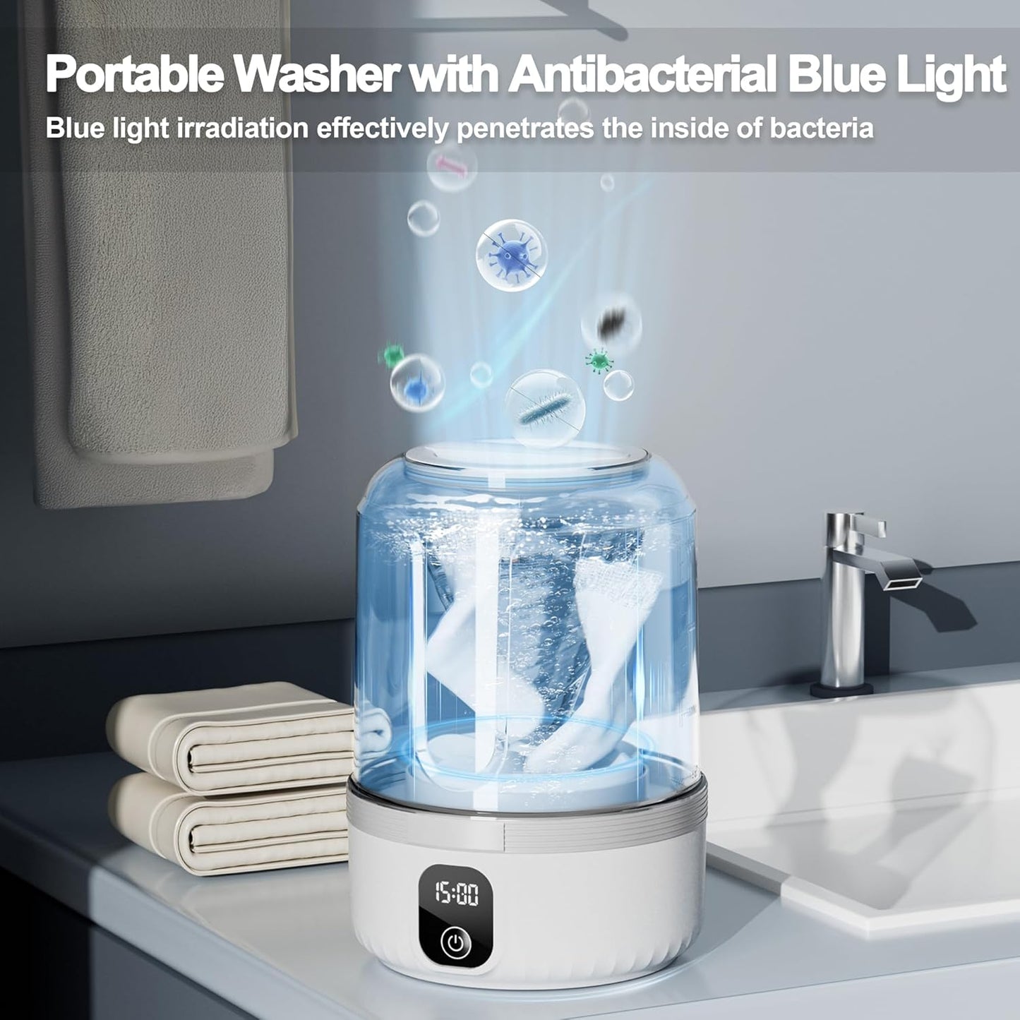 Hommiex™ Lightweight Portable Washing Machine