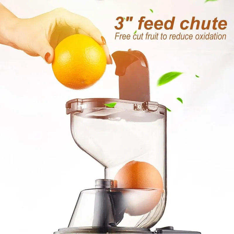 Hommiex™ Wide Chute Masticating Juicer