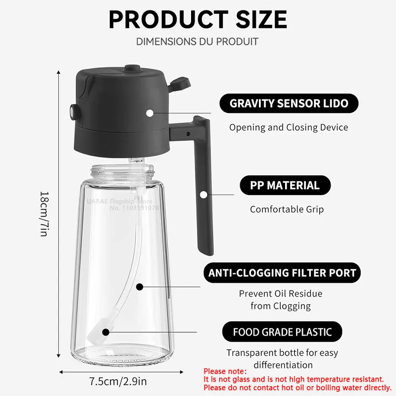 Hommiex™ 2-in-1 Oil Spray Bottle
