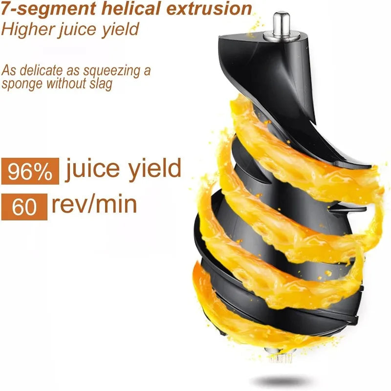 Hommiex™ Wide Chute Masticating Juicer