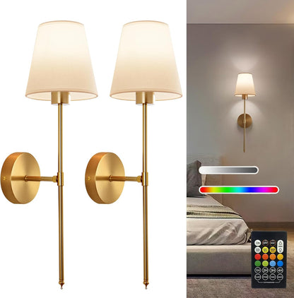 Hommiex™ Rechargeable RGB LED Wall Light