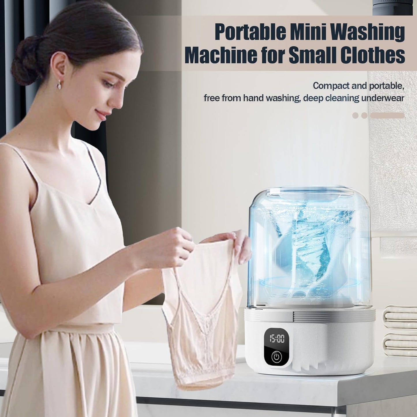 Hommiex™ Lightweight Portable Washing Machine