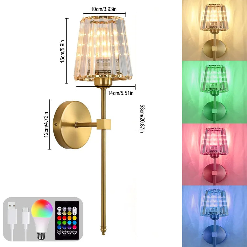 Hommiex™ Rechargeable RGB LED Wall Light