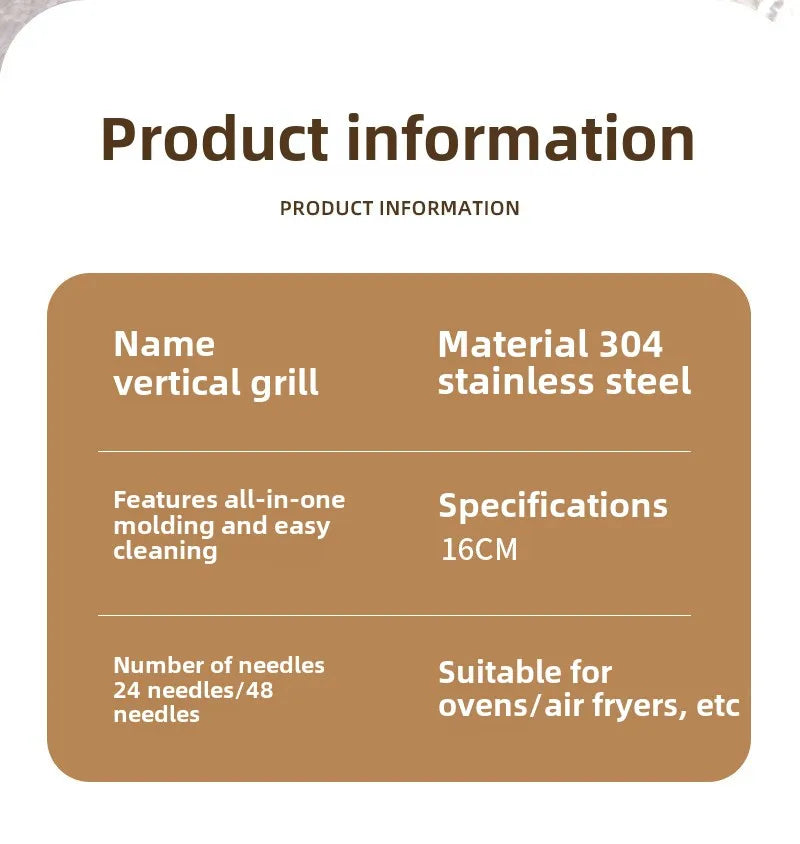 Air Fryer Barbecue Grill Vertical Barbecue Kebab