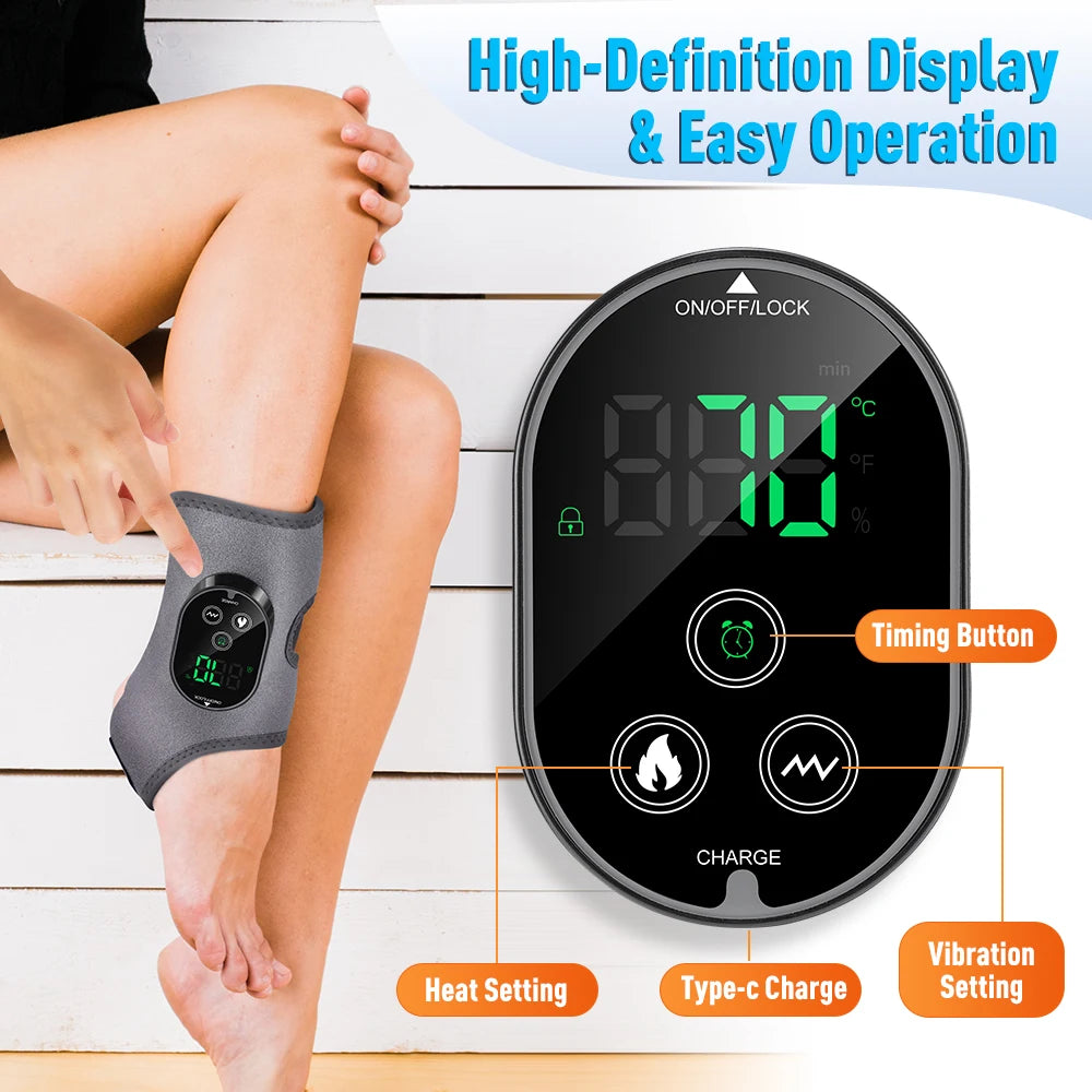 Electronic device with digital display on a wooden floor, showing high-definition display and easy operation features.