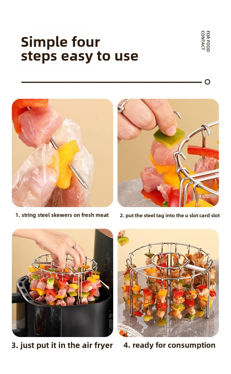 Air Fryer Barbecue Grill Vertical Barbecue Kebab