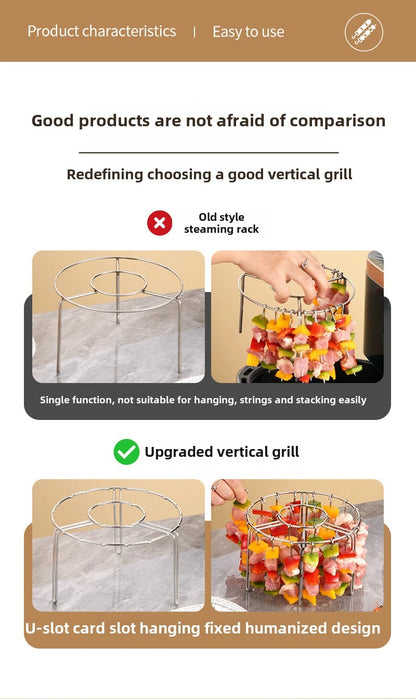 Air Fryer Barbecue Grill Vertical Barbecue Kebab