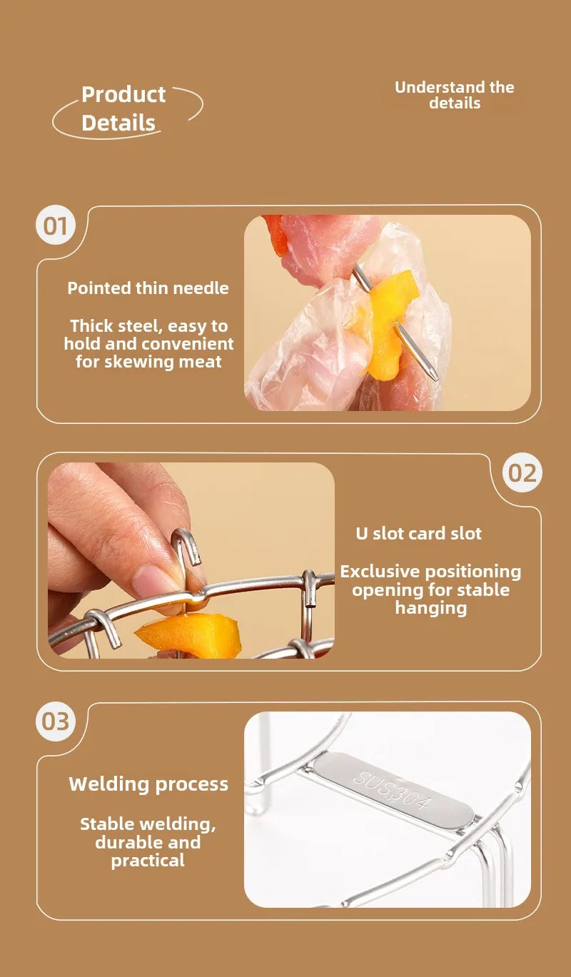 Air Fryer Barbecue Grill Vertical Barbecue Kebab
