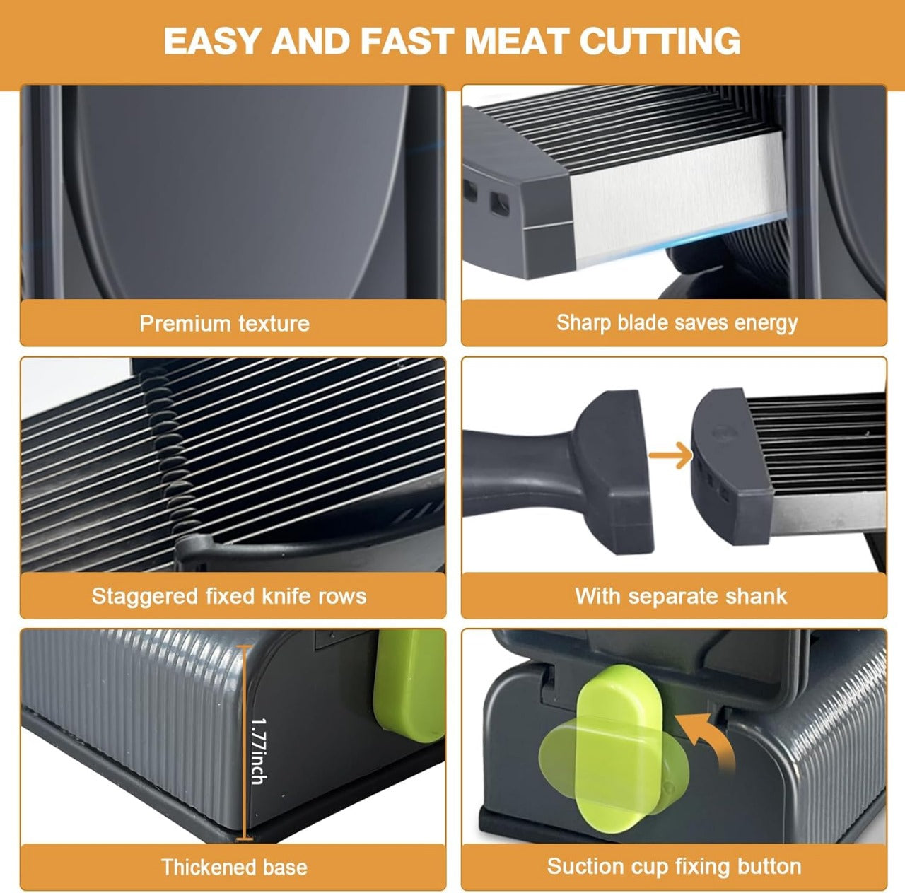 Hommiex™ Stainless Steel Meat Slicer Set