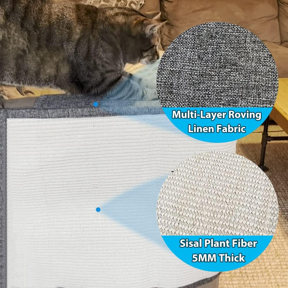  multi-layer roving linen fabric and sisal plant fiber